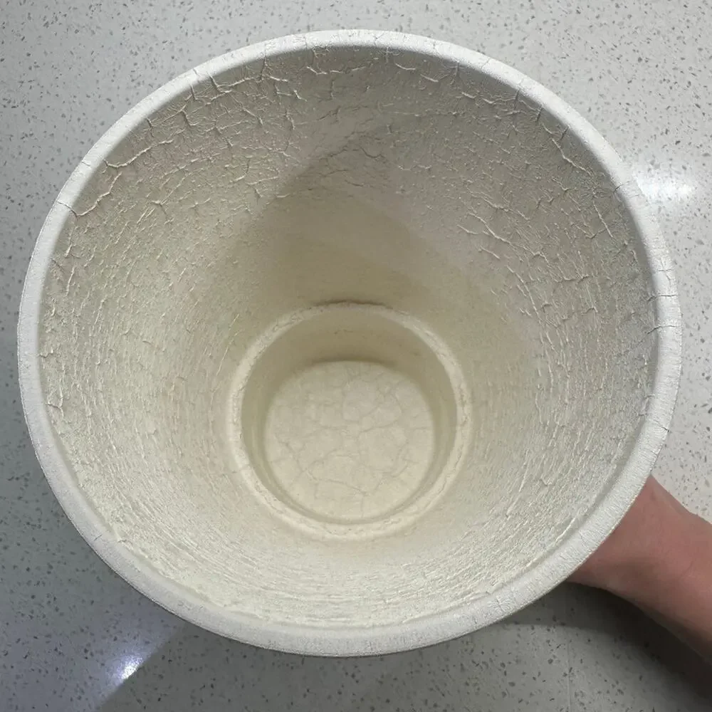 White Ceramic Flower Pot